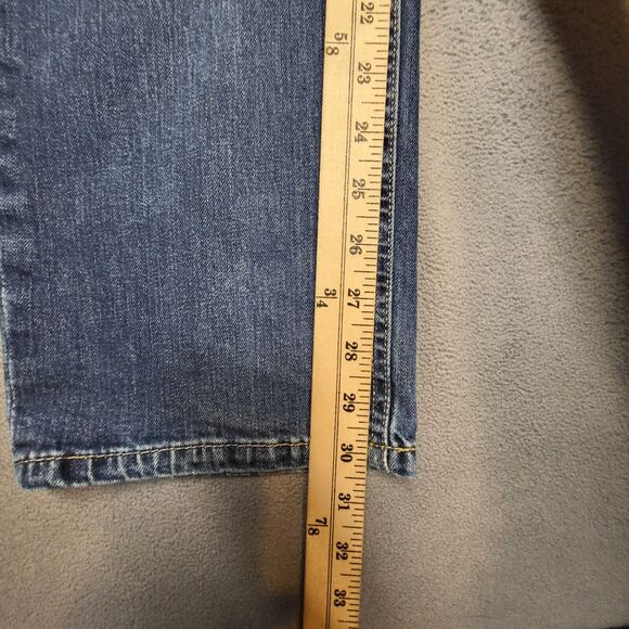 Levis 541 Jeans Mens 36x30 Blue Straight Leg Denim Distressed Stretch - Picture 9 of 12